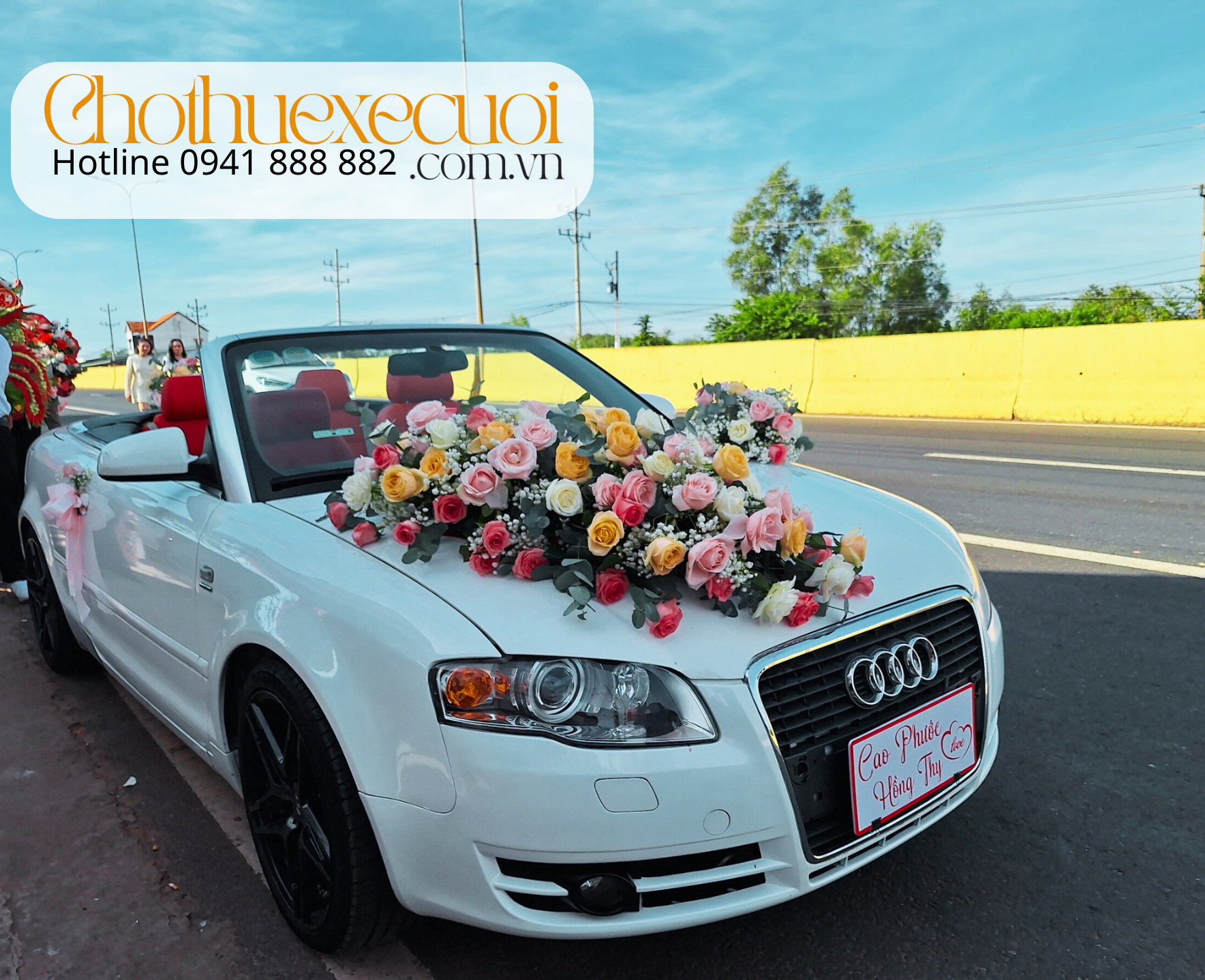 Xe cưới mui trần Audi